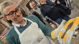 Wizyta w kuźni artystycznej Krzysztofa Wronowskiego 