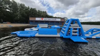 Na kąpielisku pojawiły się nowe, wodne atrakcje