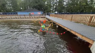 Na kąpielisku pojawiły się nowe, wodne atrakcje