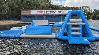 Na kąpielisku pojawiły się nowe, wodne atrakcje