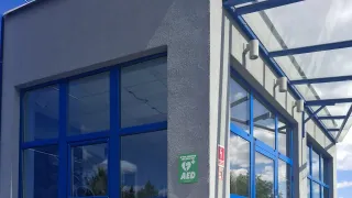 Fot. PWiK Defibrylator znajduje się w siedzibie PWiK przy ulicy Bugno