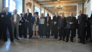Jubileuszowe spotkanie radnych siedmiu kadnecji na szczecineckim zamku w roku 2015