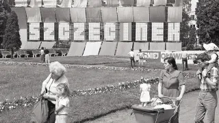 Fot. Henryk Zdon Scena w ogrodzie różanym 